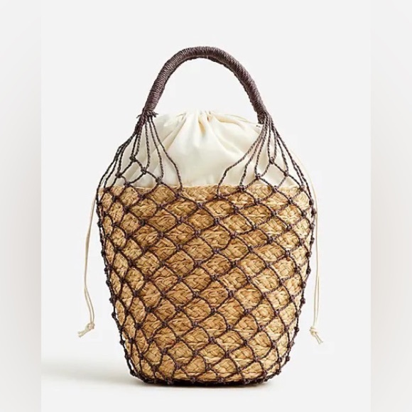J. Crew Handbags - NWT Jcrew Sedona Basket Bag in Straw